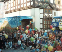 Opal Express mit Besuchern